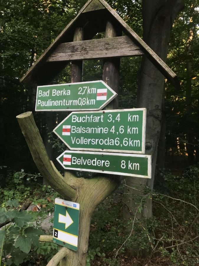 Ferienwohnung Morgensonne Am Kurpark Bad Berka - Parkplatz - Spielplatz - Wlan - 2 Schlafzimmer 외부 사진